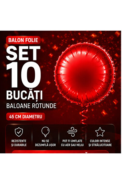OEM SET 10 BALOANE ROSII (RO-V01) (ZvenS-10XBALON-r2)