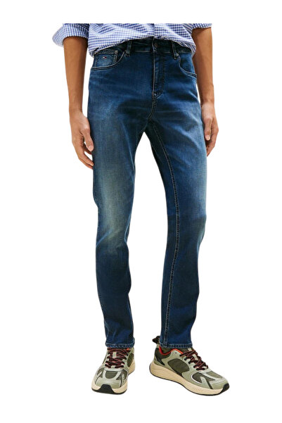 Tommy Hilfiger Ανδρικό Layla Slim Τζιν Navy Μπλε Tommy Jeans DM0DM22154-1BK