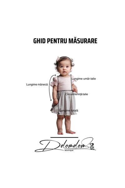 Domdom Boutique Rochița Raisa manecă lungă plină