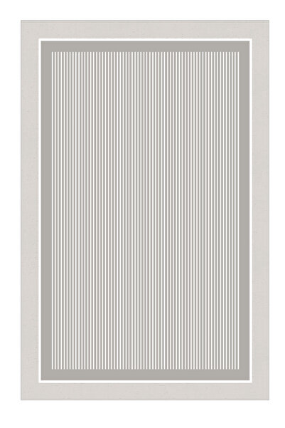Chilai Home Toa Grey Makinede Yıkanabilir Kaymaz Taban Leke Tutmaz Dijital Salon Halısı Mutfak Halısı ve Yolluk