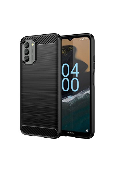 OEM Husă flexibilă din TPU cu aspect de carbon pentru Nokia G400 - Negru