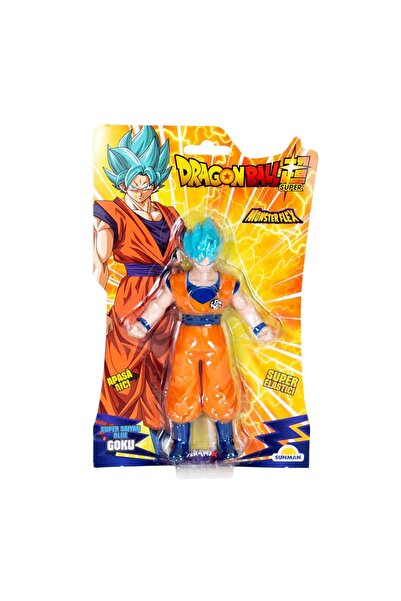 Monster Flex Figurina Dragon Ball Z, Super flexibil, Super Sayan Blue Goku