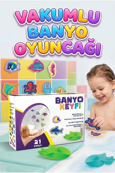 Tıfıl Toys Vakumlu Plastik 20 Parça Sevimli Deniz Canlıları Eğitici Oyuncak B...