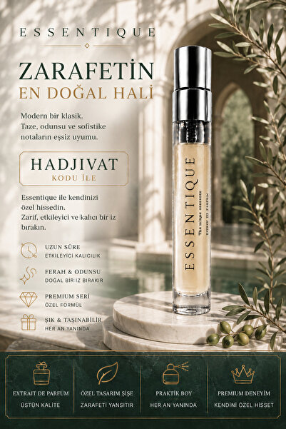 Essentique 3AL2ÖDE! NSSHANE HACİVAT MUADİLİ HADJIVAT 10ML 12+ SAAT KALICI ERK...