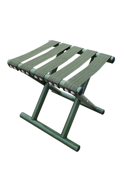 wei inox Scaun pliabil, fier+PVC, verde, 31x24x33 cm