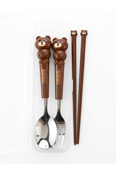 Cherry Chopstick ve çatal kaşık seti