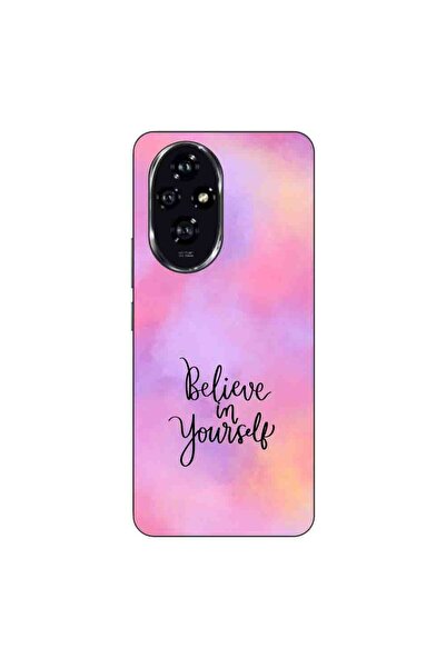 OEM Husa compatibila cu Honor 200 Silicon Gel Tpu Model Belive in Yourself
