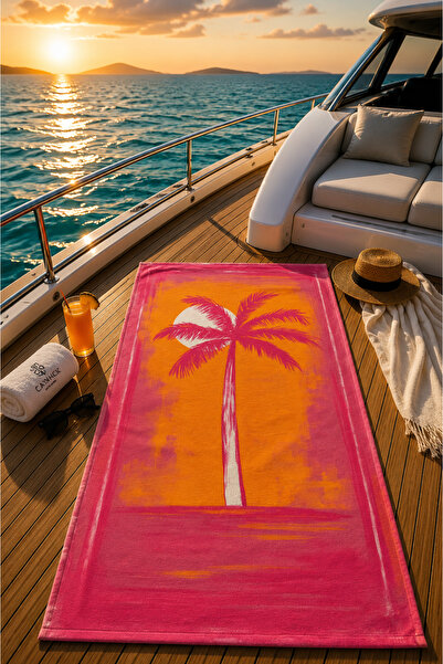 Casnack Ayben model printed peştamal beach towel