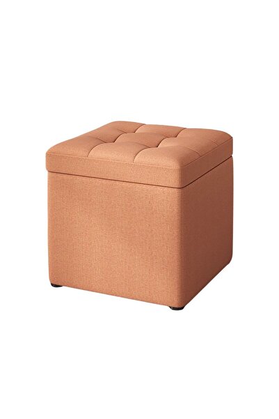 Smart Heater & Cooler Taburet cu spațiu de depozitare, 30x30x35cm, Portocaliu...