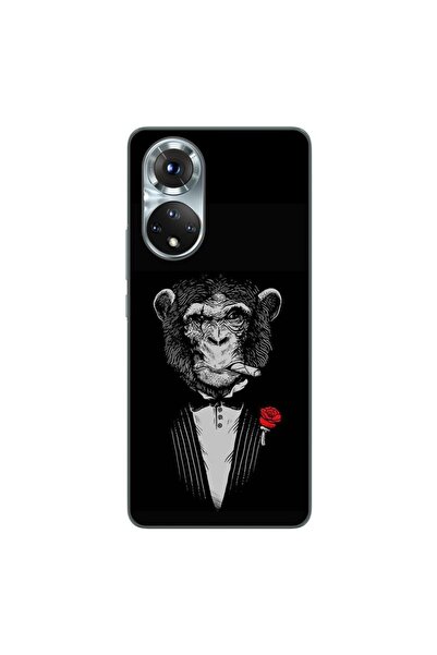 OEM Husa compatibila cu Honor 50 Silicon Gel Tpu Model Cigar Monkey