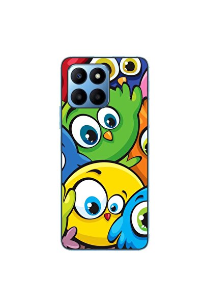 OEM Husa compatibila cu Honor 70 Lite Silicon Gel Tpu Model Bufnite Colorate