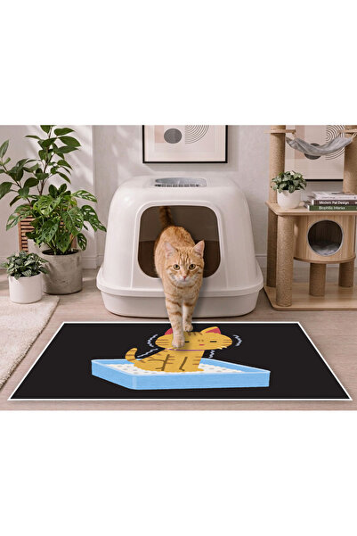 Harika bir ev KEDİ VE KÖPEK TUVALETİ KUMU PASPASI 40X50 CM HAYVAN MATI (ANTRA...