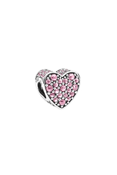 Charms Talisman Inimă Roz