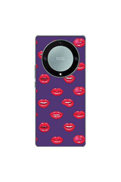 OEM Husa compatibila cu Honor Magic 5 Lite Silicon Gel Tpu Model Buze Pattern