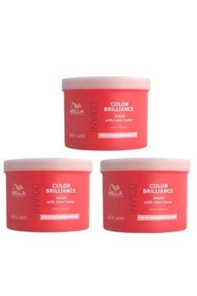 Wella Professionals Pachet 3 x Masca pentru Par Vopsit cu Fir Subtire/Normal ...