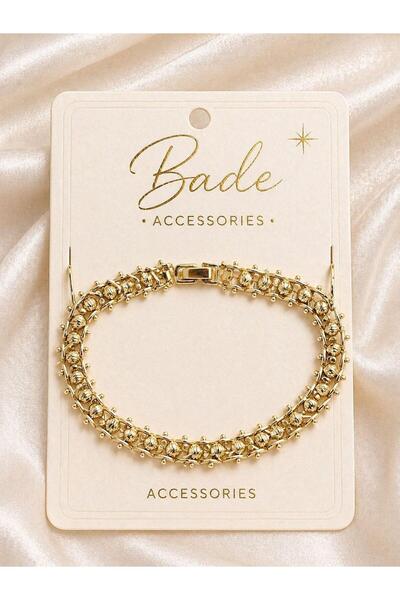 BADE Accessories Kadın Gold Özel Seri Bileklik