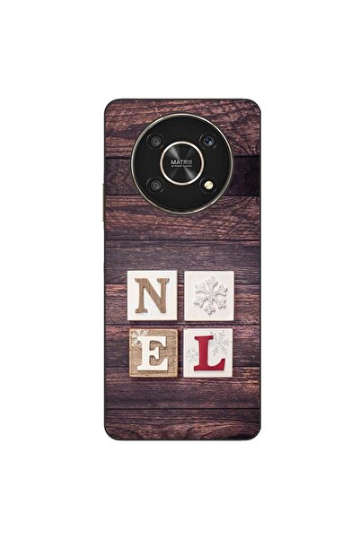 OEM Husa compatibila cu Honor X30 Silicon Gel Tpu Model Craciun Noel Wood