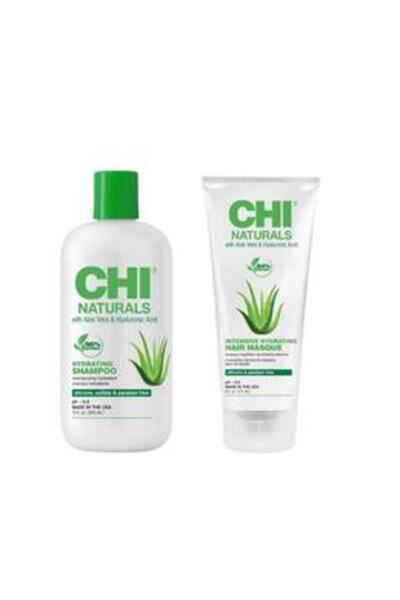 Chi Pachet Hidratant cu Aloe Vera si Acid Hialuronic - Naturals Hydrating: Sa...