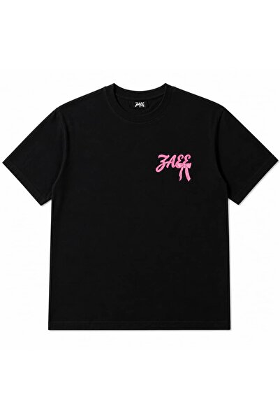 zaee Tricou oversize roz