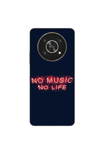OEM Husa compatibila cu Honor X30 Silicon Gel Tpu Model No Music No Life