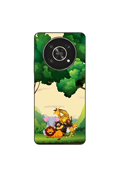 OEM Husa compatibila cu Honor X30 Silicon Gel Tpu Model Jungla cu Animale