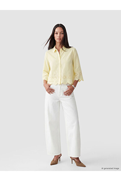 LC Waikiki Embroidered Brode Women's Shirt