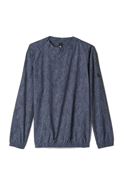adidas Ανδρικό Μακρυμάνικο T-Shirt Stone Crew S