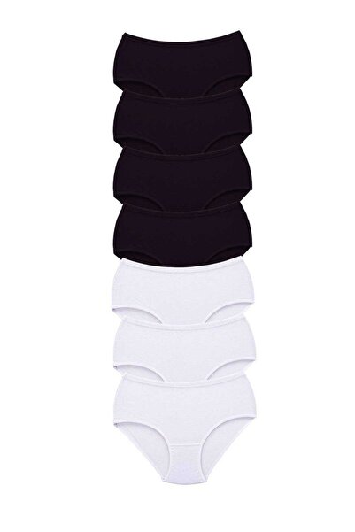 Royaleks 7 Pieces Tutku Women's High Waist Bato Thick Rubber Panties S4