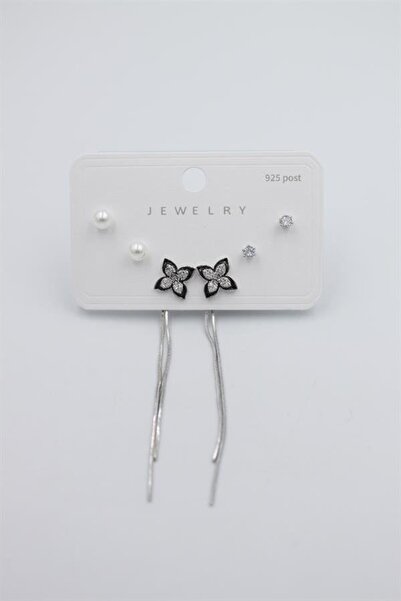 atastore2017 Multiple Set Earrings - Silver