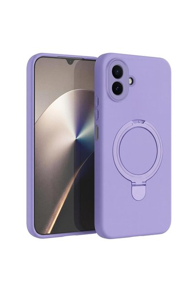 Microsonic Case Compatible with Samsung Galaxy A07 Aura Stand Magsafe Lilac