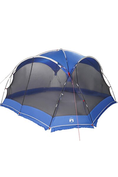 vidaxl Cort cu plasa de È›anÈ›ari Albastru Azur 434 x 434 x 230 cm
