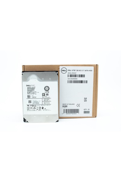 Dell 0T2YHT HUH721212ALE600 12TB 7.2K 6G LFF 3.5" SATA 512E HARD DRIVE T2YHT
