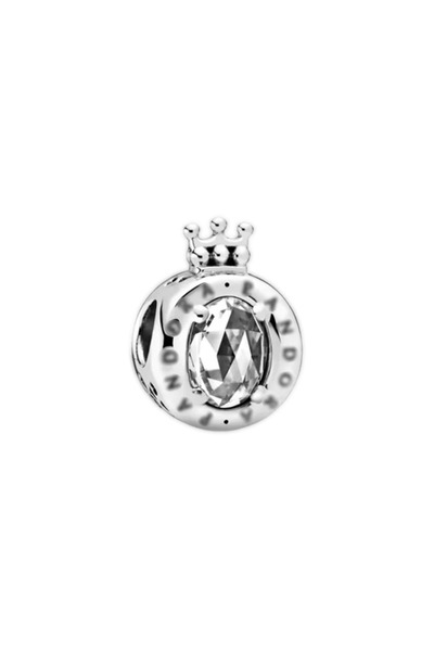 Charms Talisman with Crystal and Crown