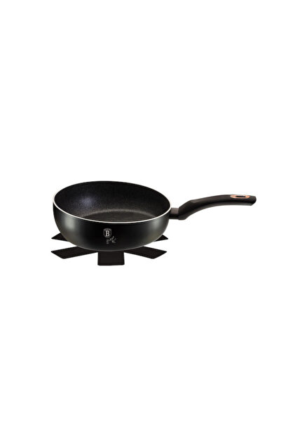 Berlinger Haus Τηγάνι Γουκ 26cm με επίστρωση απο πέτρα, BH-1855-NO6 Black Ros...