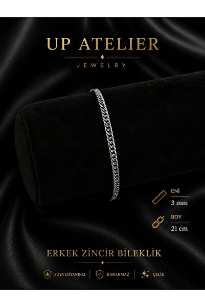 Up Atelier Men's Bracelet Chain Trend Model