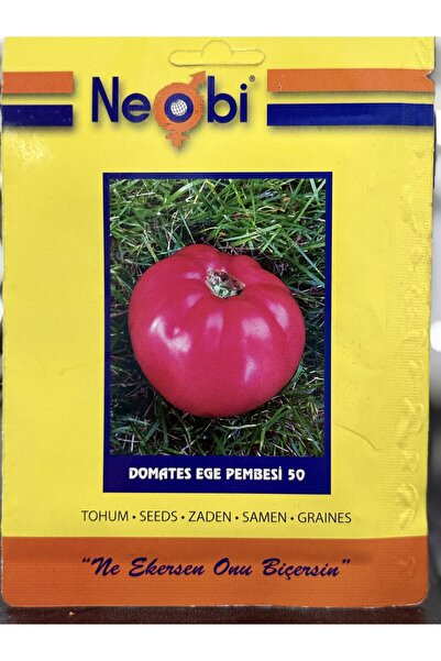 Neobi Domates Ege Pembesi Tohumu – 2 GR | Geleneksel Lezzetli Pembe Domates T...