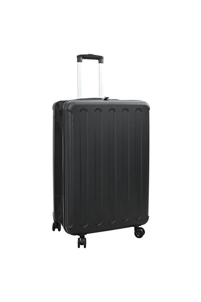 vidaxl Suitcase with lock Black 50 x 30 x 76 cm ABS plastic