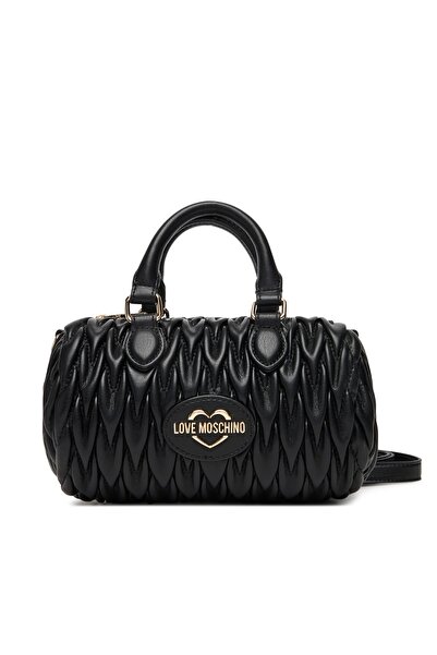 Love Moschino Geantă matlasată neagră din PU (JC4012PP1NLH0000) Femei