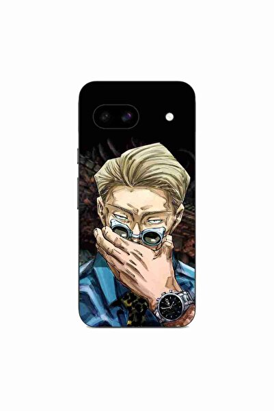 OEM Калъф, съвместим с Google Pixel 8A, силиконов гел TPU, с десен Jujutsu Ka...