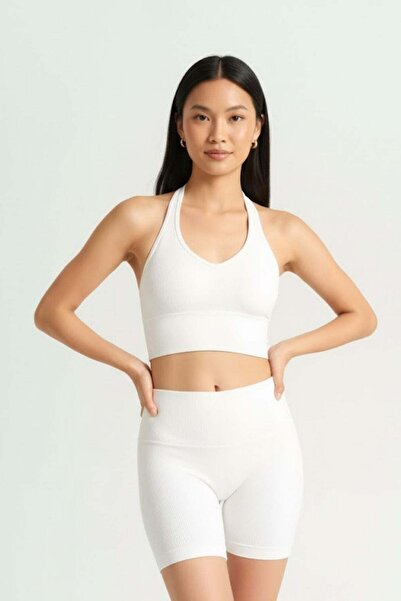 HAKKE Seamles V Yaka Halter Sporcu ATLET