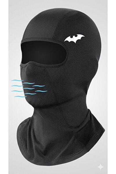 Flex Premium Batman Reflektörlü Siyah Kar Maskesi Model 216 Balaklava Balacla...