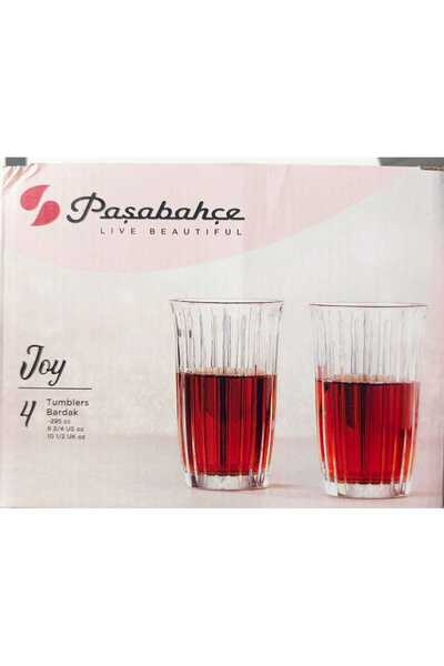 Paşabahçe GÜLMEN KRİSTAL JOY 4LÜ MEŞRUBAT BARDAĞI 295CC 520115