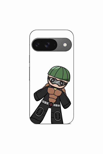 OEM Husa compatibila cu Google Pixel 9 Pro Silicon Gel Tpu Model One Punch Ma...