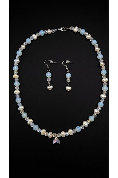 Modshopp Sun & Shells By Özge Kadın Denizkızı Kuyruğu Detaylı Ay Taşı Ve İnci...