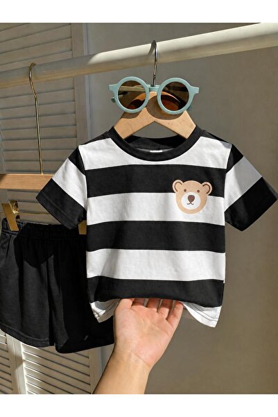 Milanlı Kids Boy's Cotton Summer Set (Top and Bottom)