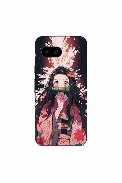 OEM Husa compatibila cu Google Pixel 8A Silicon Gel Tpu Model Demon Slayer Ne...