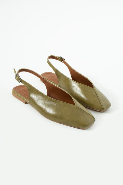 Vaghessa Shoes Vaghessa Lumira Women's Shoes Ballet Flats Slingback Ballet Flats with Open Back