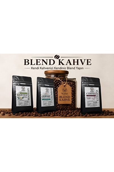WİLLBE COFFEE WİLLBE BLEND ÇEKİRDEK KAHVE 250+250+250 GR