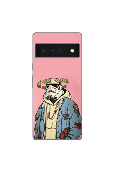 OEM Husa compatibila cu Google Pixel 6 Pro Silicon Gel Tpu Model Trooper Money