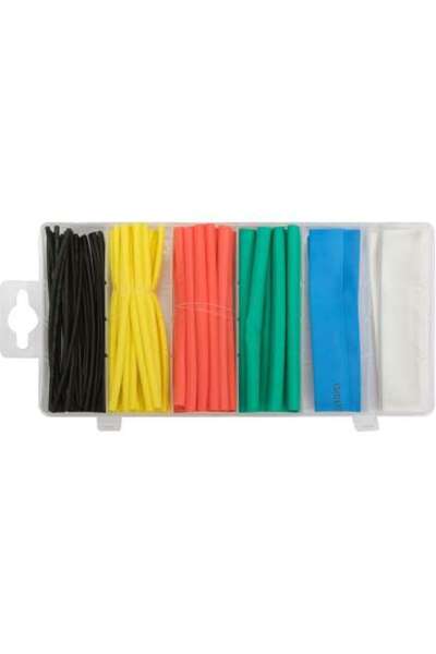yato Set 100 Tuburi Termocontractabile, Diverse Culori